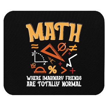 Discover Mathematician Math Teacher Imaginary Friends Mouse Pads