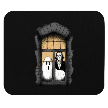 Discover Ghost and Vampire at the Window Mouse Pads
