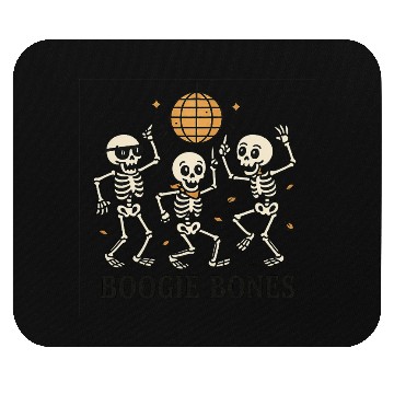 Discover Disco Skeleton Dance Illustration Mouse Pads