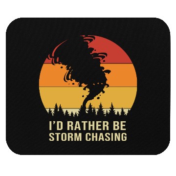 Discover Storm Chaser Weather Lightning Mouse Pads