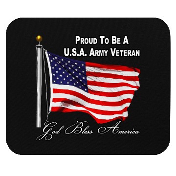 Discover Proud To Be A US Army Veteran Mouse Pads