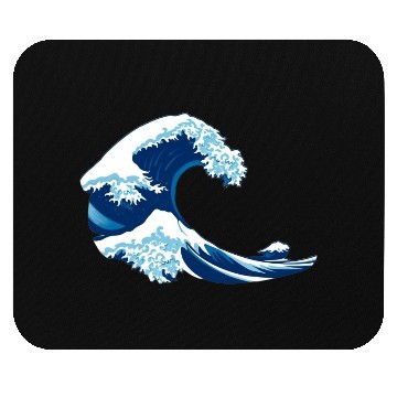 Discover Classic Wave Art Design Mouse Pads
