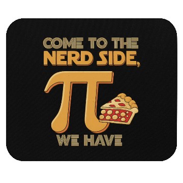 Discover Nerdy Pizza Pi Joke Mouse Pads