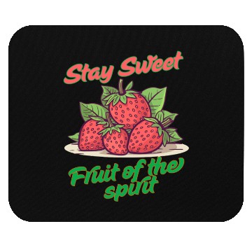 Discover Stay sweet fruit of the spirit, vintage fruit Mouse Pads