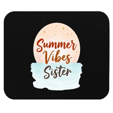Discover Summer Vibes Sister Graphic Mouse Pads