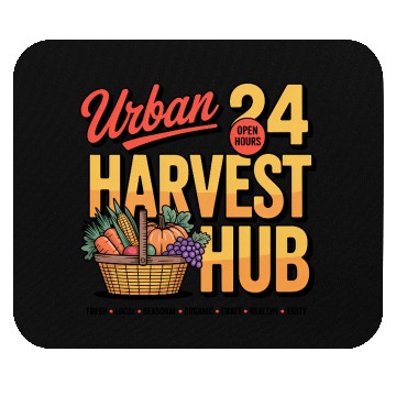 Discover Urban Harvest Hub Vintage Design Mouse Pads