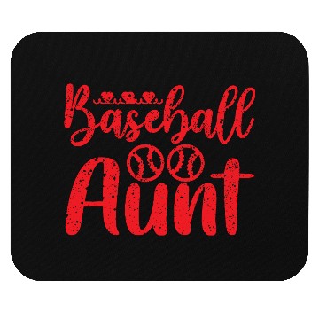 Discover Baseball Aunt Mouse Pads