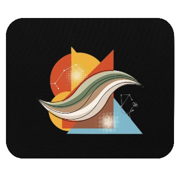 Discover Abstract Geometric Nature Motif Mouse Pads