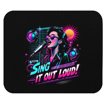 Discover Karaoke Sing It Out Loud Mouse Pads