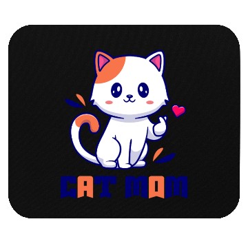 Discover Cute Cat Mom Design Mouse Pads