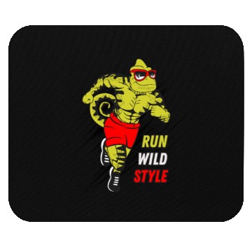 Discover Running lizard Mouse Pads