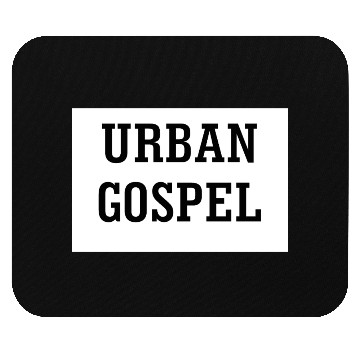 Discover Bold Urban Gospel Typography Design Mouse Pads