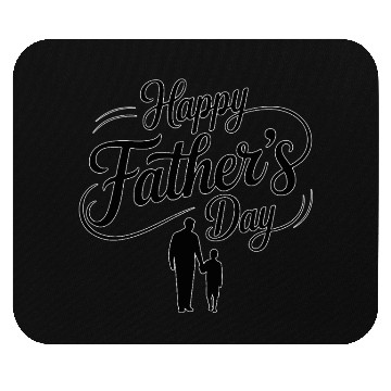 Discover Happy Father’s Day – Stylish Typography Design Mouse Pads