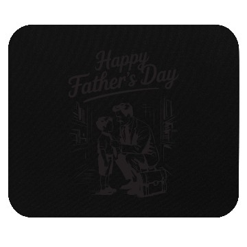 Discover Happy Father’s Day – Stylish Typography Design Mouse Pads