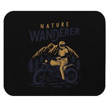Discover Nature Wanderer Biker Mouse Pads