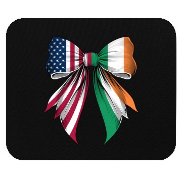 Discover Coquette Bow Ireland Roots Heritage Irish Pride Mouse Pads