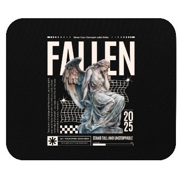 Discover Ethereal Angel Statue Art Print Mouse Pads