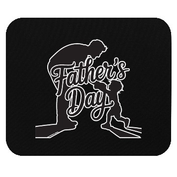 Discover Happy Father’s Day – Stylish Typography Design Mouse Pads
