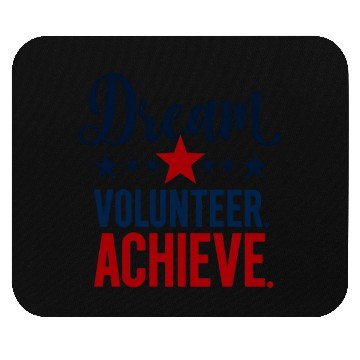 Discover Dream Volunteer Achieve 2026 Inspiration Design  Mouse Pads
