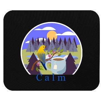 Discover Calm Nature-Inspired Mouse Pads - Relaxing Bird
