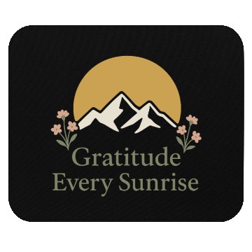 Discover Gratitude Mindfulness Positive Affirmation Daily Mouse Pads
