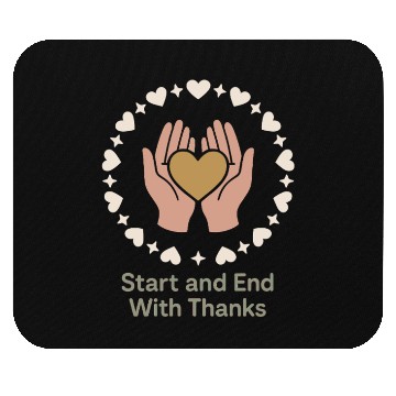Discover Gratitude Mindfulness Positive Affirmation Daily Mouse Pads