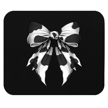 Discover Coquette Bow Cow Pattern Cow Farmer Cow Farming Mouse Pads