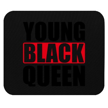 Discover Bold Black Lettering Print Mouse Pads