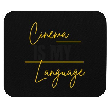 Discover Cinema is My Language – Cinephile Festival Mouse Pads