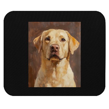 Discover Labrador Pet Portrait Artwork Mouse Pads