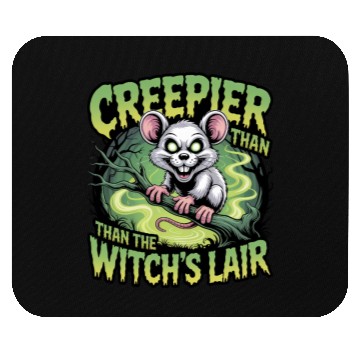 Discover Creeper Mouse in Witch's Lair Design Mouse Pads