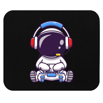 Discover Galactic Gamers Alien Cartoon Design Mouse Pads