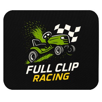 Discover Lawn Mower Racing Gardener Racing Lawnmower Mouse Pads