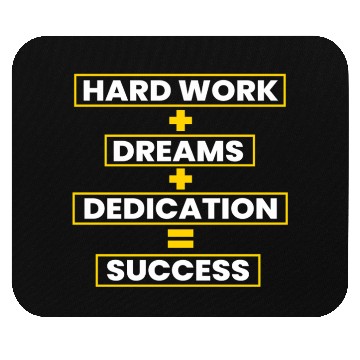 Discover Success Quote Typography – Motivational Design Mouse Pads