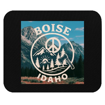 Discover Boise, Idaho (B) Mouse Pads
