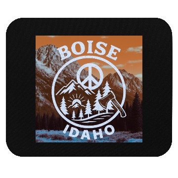 Discover Boise, Idaho (O) Mouse Pads