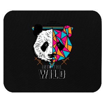 Discover Geometric Panda Into the Wild Mouse Pads