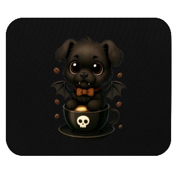 Discover Cute Bat Puppy Coffee Mug Design Mouse Pads