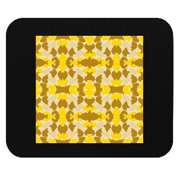 Discover Abstract Gold and Brown Pattern Mouse Pads