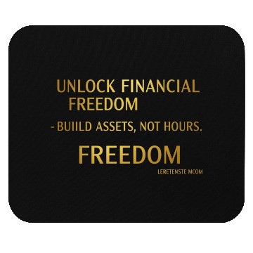 Discover Financial Freedom Unlock Design Mouse Pads