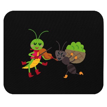 Discover Work Hard, Play Loud – Ant & Cicada LifeTee Mouse Pads
