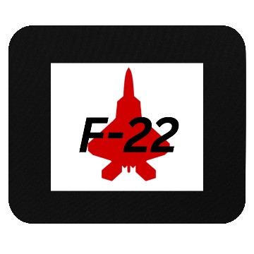 Discover F-22 Stealth Fighter Silhouette Design Mouse Pads