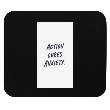 Discover Empowering Action Anxiety Mouse Pads