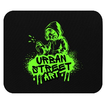Discover Urban Street Art Graffiti Mouse Pads – Neon Green
