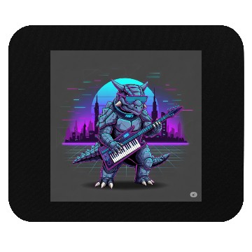 Discover Futuristic Tech Dragon with Keyboard Mouse Pads