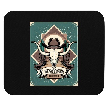 Discover Western Rodeo Mouse Pads: Authentic Cowboy Style Look