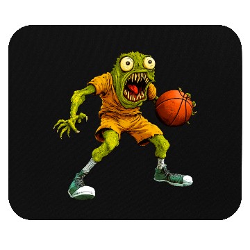 Discover Monster Basketball Mouse Pads