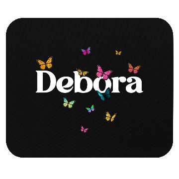 Discover Colorful Butterflies and Bold Text Mouse Pads