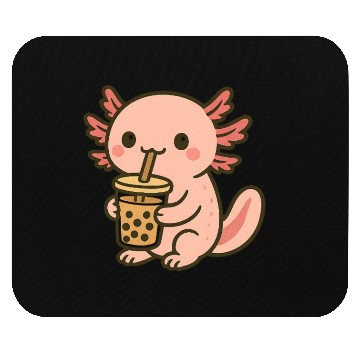 Discover Kawaii Aspiring Dragon with Bubble Tea Mouse Pads