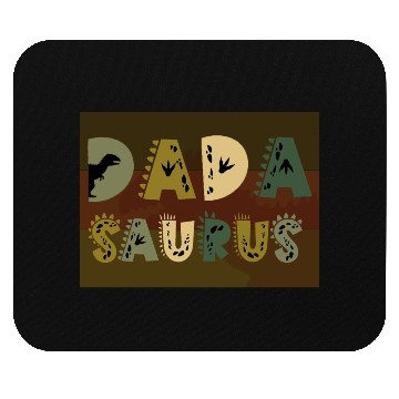 Discover Dada Saurus Mouse Pads, Dinosaur Dad Mouse Pads